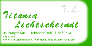 titania lichtscheindl business card